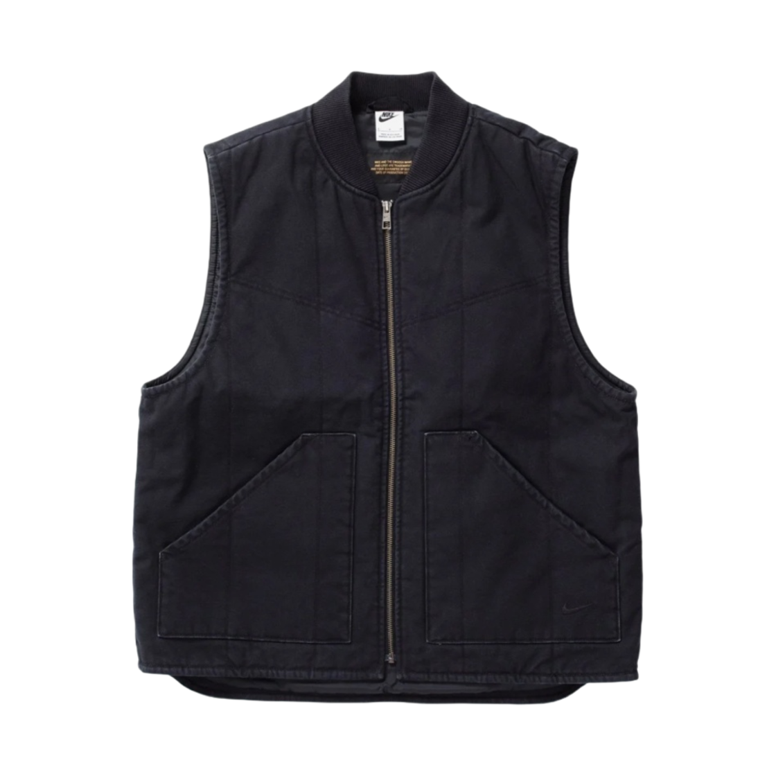 나이키 라이프 패딩 베스트 블랙 - 아시아(Nike Life Padded Vest Black - Asia)