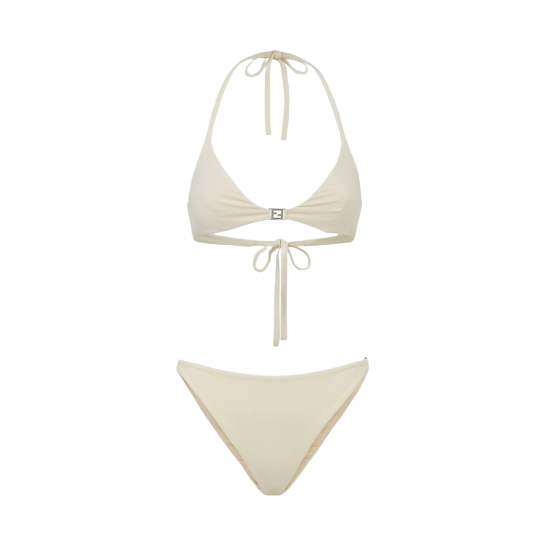 FXBH60AK90F084J (W) Fendi Lycra Bikini Beige