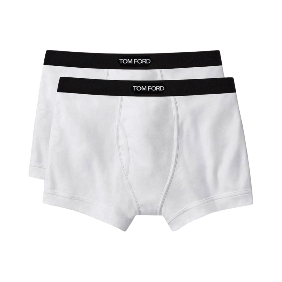 T4XC3-104/1040-100 Tom Ford Cotton Boxer Briefs White (2 Pack)