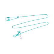 Kapital Brass Lacquer Anchor Snood Chain Turquoise