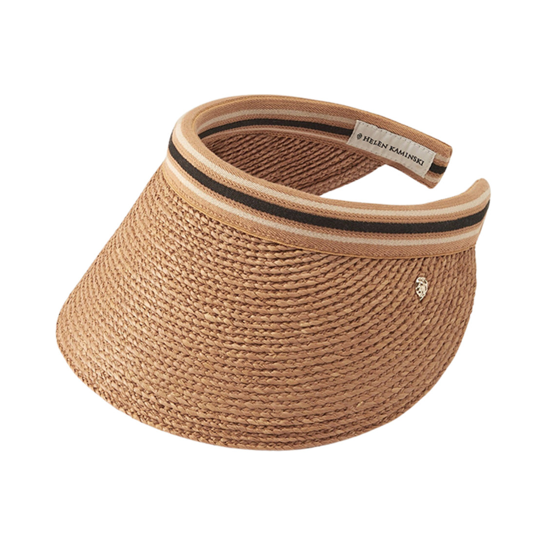 HAT51794 (W) Helen Kaminski Bianca 12 Nougat Black Stripe