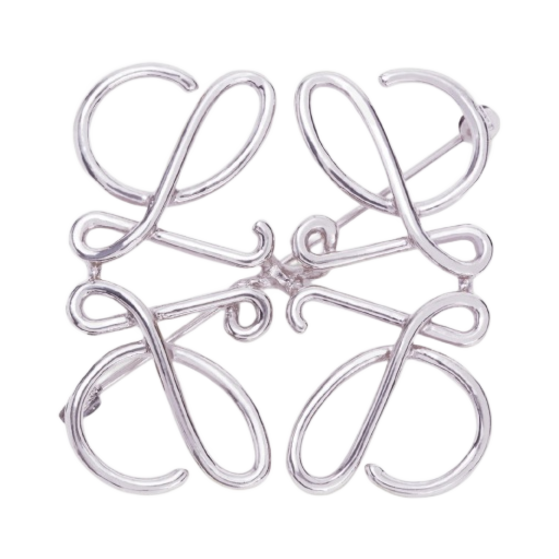 로에베 아나그램 브로치 메탈 팔라듐(Loewe Anagram Brooch Metal Palladium)