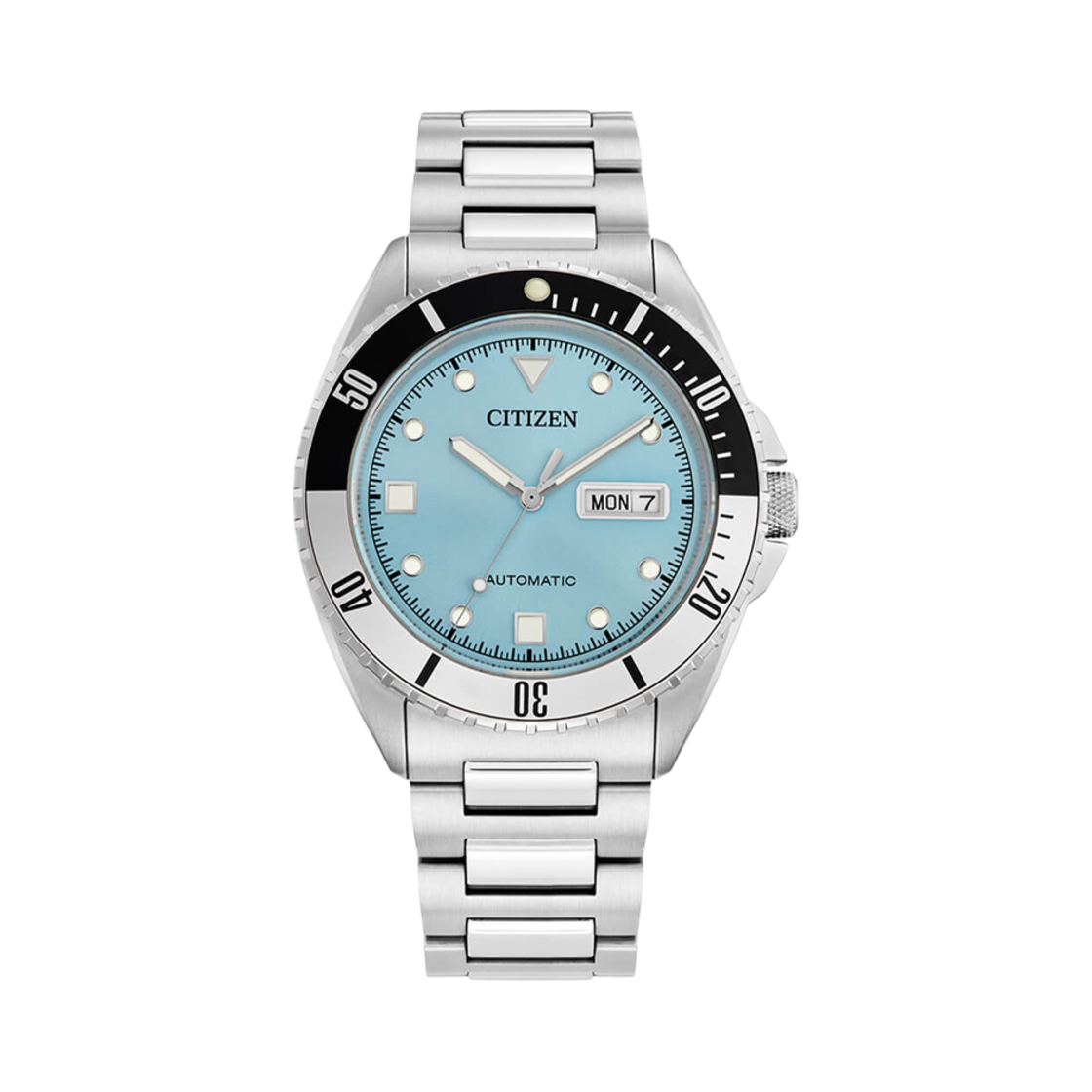 NH7530-52L Citizen Mechanical Automatic 42mm Stainless Steel Light Blue Silver
