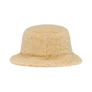 (W) Miu Miu Shearling Bucket Hat Vanilla