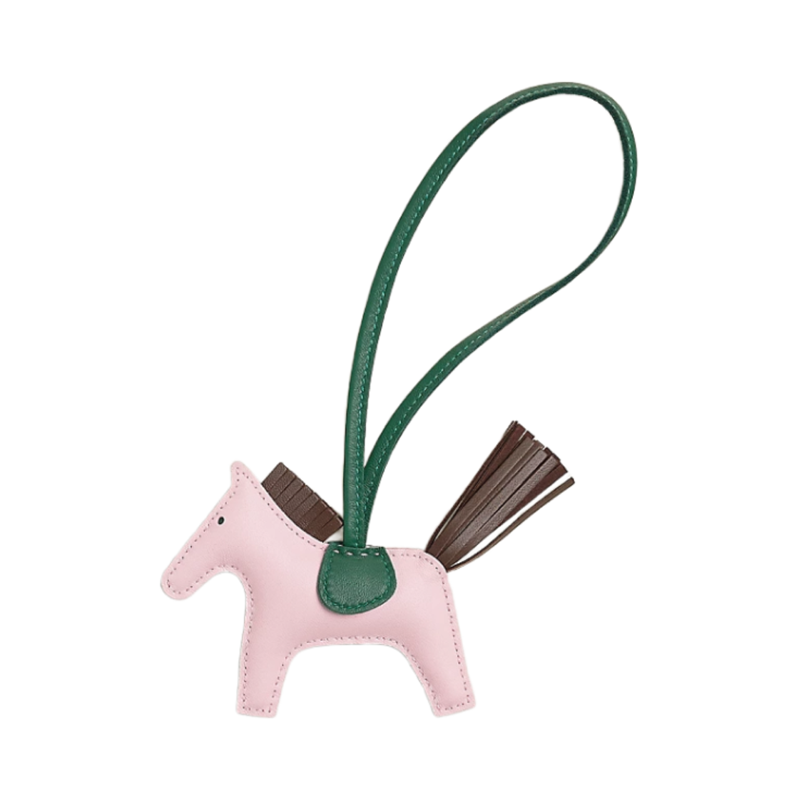 에르메스 로데오 페가수스 PM 참 밀로 & 로즈 달링 쇼꼴라 베르 모옌(Hermes Rodeo Pegase PM Charm Milo & Rose Darling Chocolat Vert Moyen) - 1