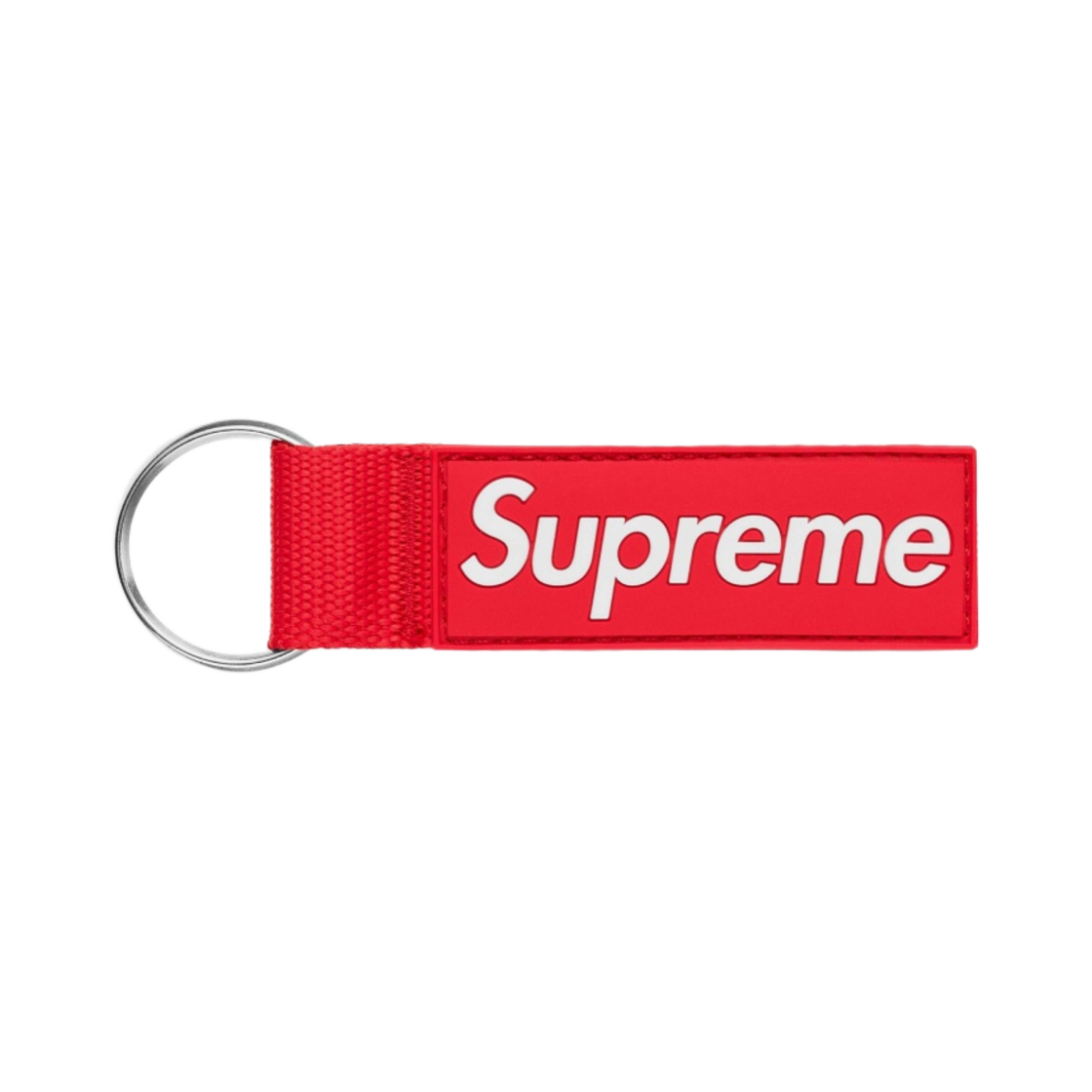 슈프림 웨빙 키체인 레드 - 23SS(Supreme Webbing Keychain Red - 23SS)