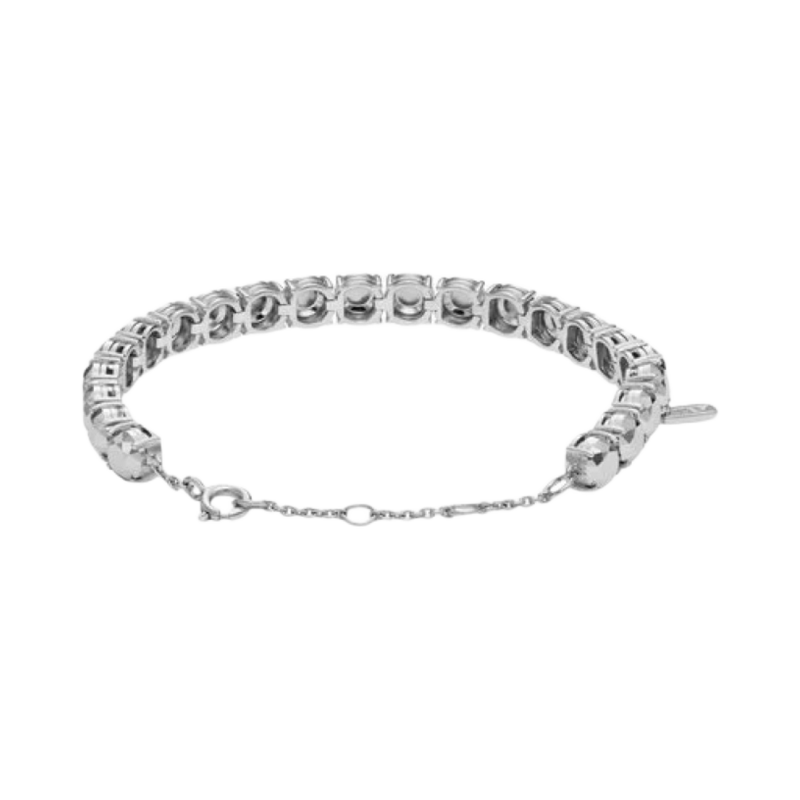 DL1354 (W) Diesel Dl1354 Sterling Diamond Cut Bracelet Silver - #2