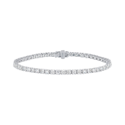 Golden Dew Morning Dew M4 Tennis 7P Bracelet White Gold