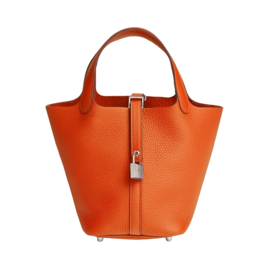 Hermes Picotin Lock 18 Bag Clemence & Palladium Feu