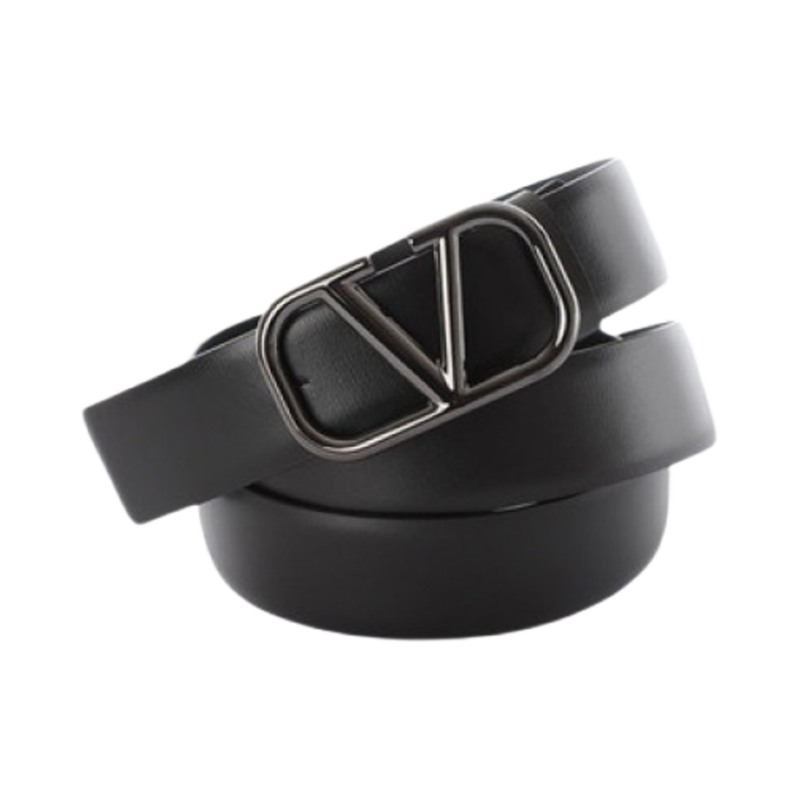 발렌티노 브이로고 시그니쳐 벨트 블랙(Valentino Vlogo Signature Belt Black)