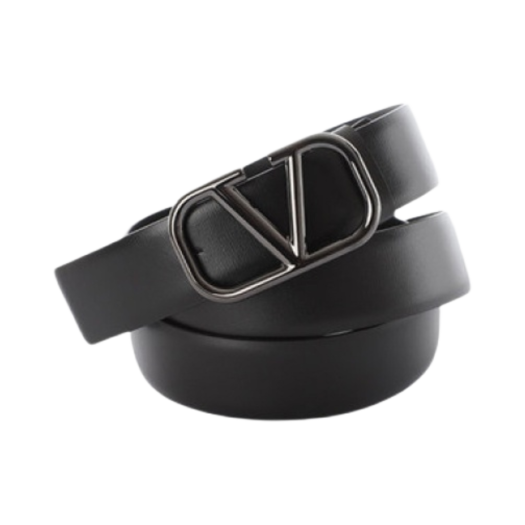 T0Q90AZR0NO Valentino Vlogo Signature Belt Black