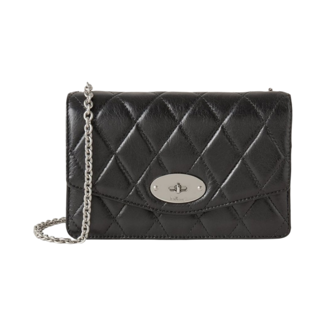 멀버리 스몰 달리 퀼티드 샤인 카프 크로스 백 블랙(Mulberry Small Darley Quilted Shiny Calf Cross Bag Black) - 1