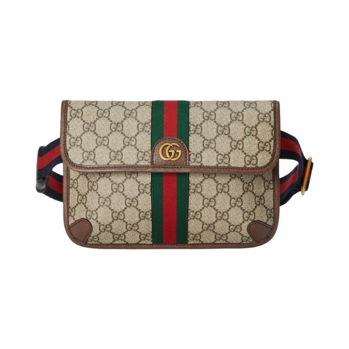 752597-FACFW-8920 Gucci Ophidia GG Small Belt Bag Beige Ebony Supreme
