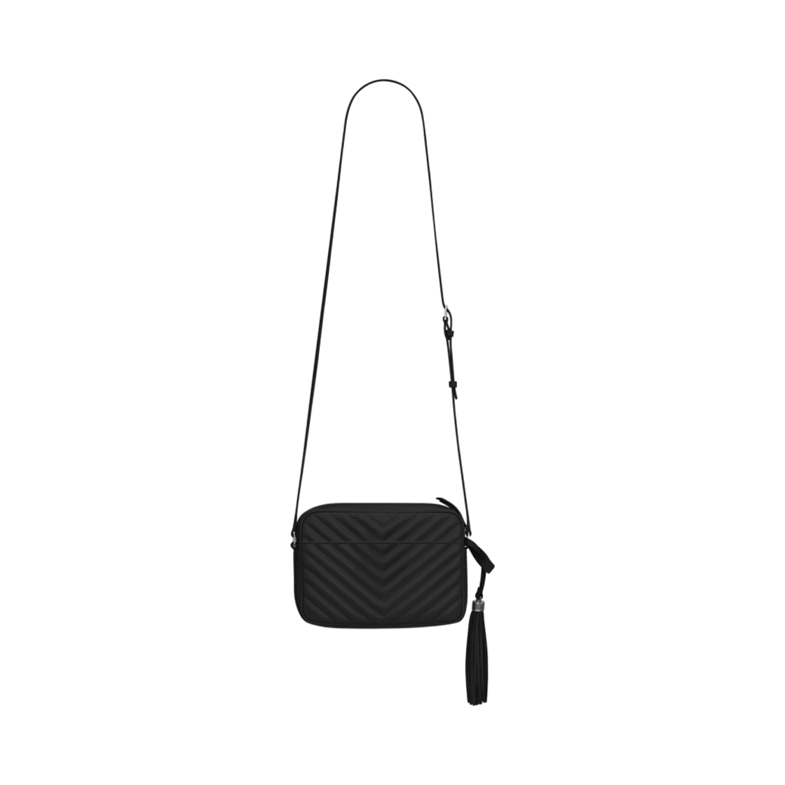 생로랑 퀄티드 레더 루 카메라백 블랙(Saint Laurent Lou Camera Bag in Quilted Leather Black) - 3