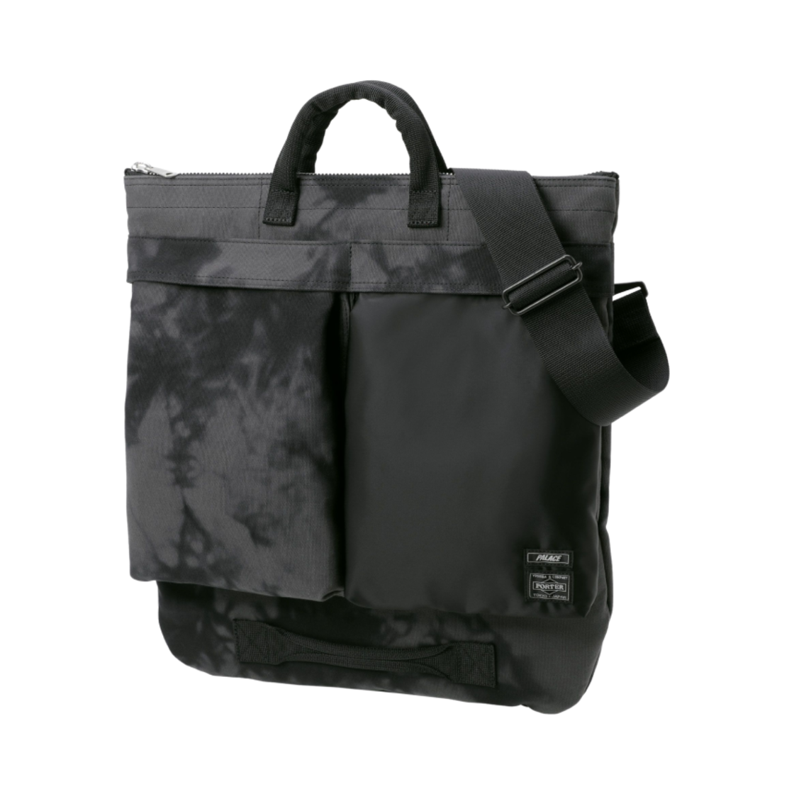 포터 x 팔라스 투웨이 헬멧백 블랙(Porter x Palace 2Way Helmet Bag Black)