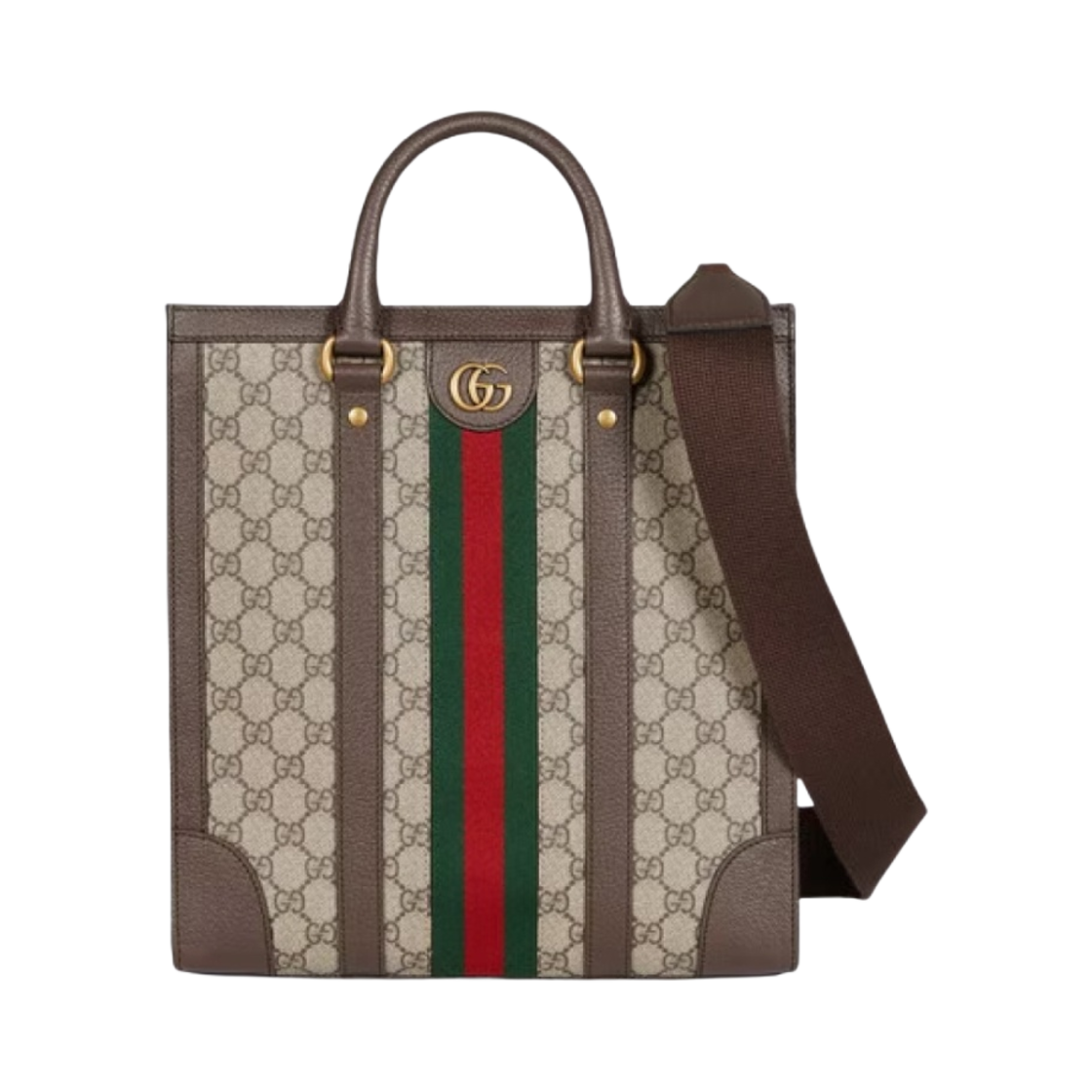 724685-9C2ST-8746 Gucci Ophidia GG Medium Tote Bag Beige Ebony - 대표 이미지 #1