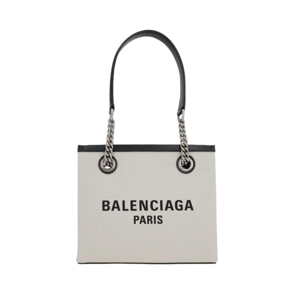 7599412AAOK9260 Balenciaga Duty Free Small Tote Bag Natural