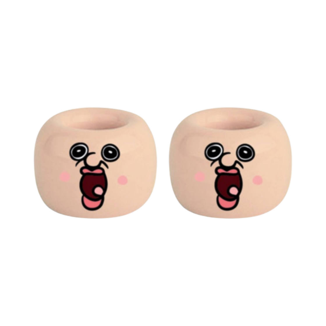 빵빵이 칫솔꽂이 (2개 세트)(Bbangbbang Toothbrush Holder (Set of 2)) - 1