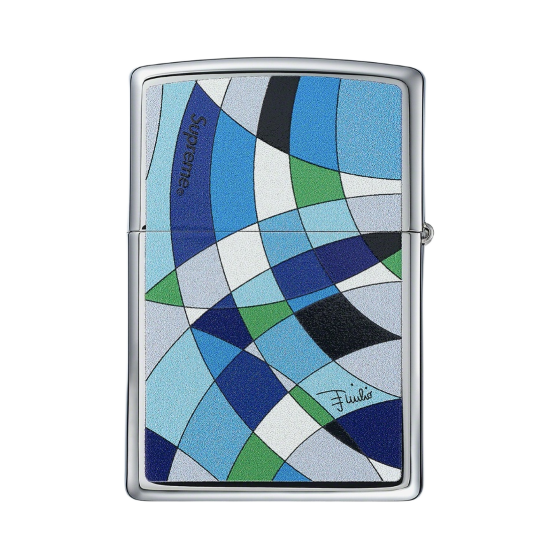 슈프림 x 에밀리오 푸치 지포 블루 - 21SS(Supreme x Emilio Pucci Zippo Blue - 21SS) - 2