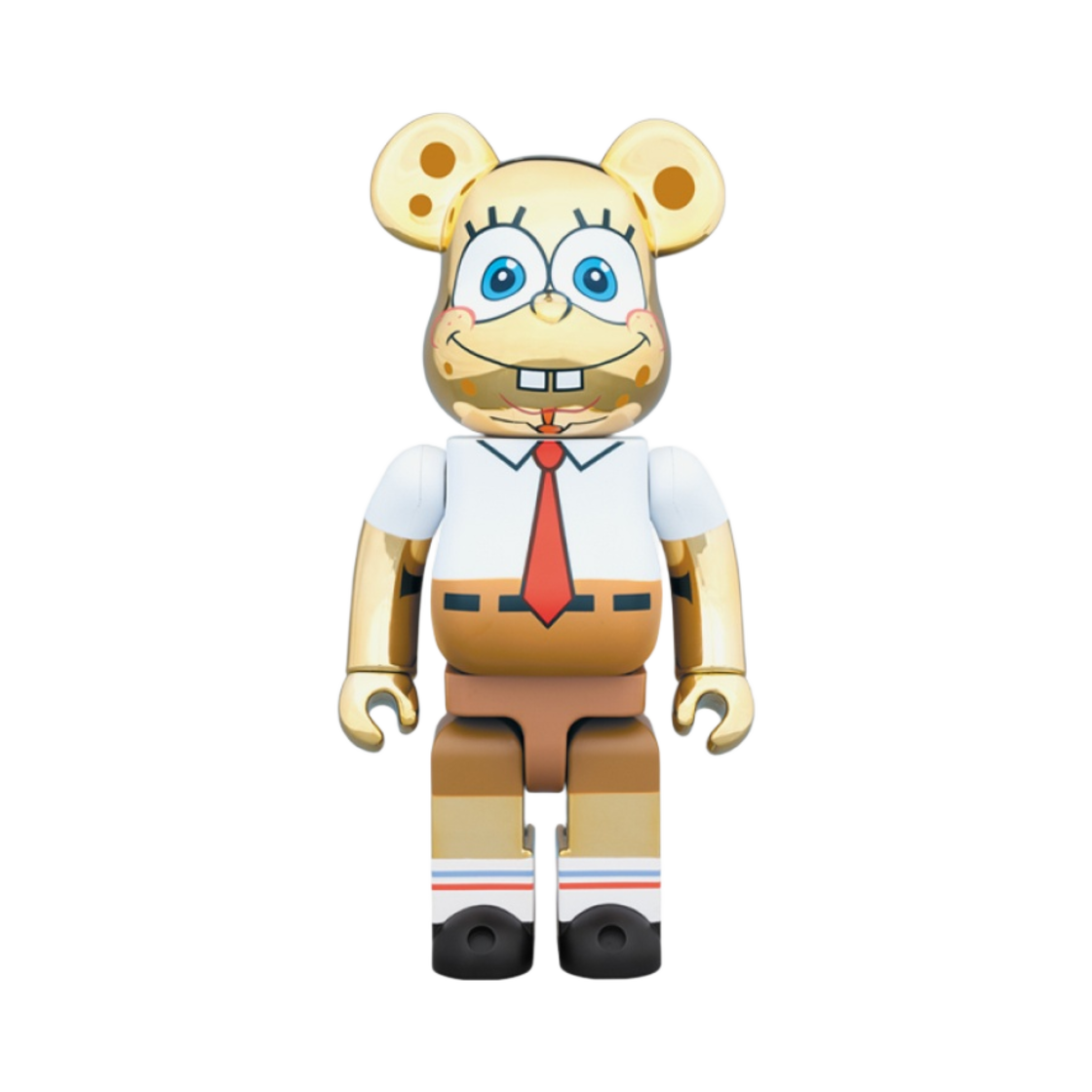 베어브릭 네모바지 스폰지밥 스폰지밥 골드 크롬 100% & 400% 세트(Bearbrick SpongeBob Squarepants SpongeBob Gold Chrome 100% & 400% Set) - 2