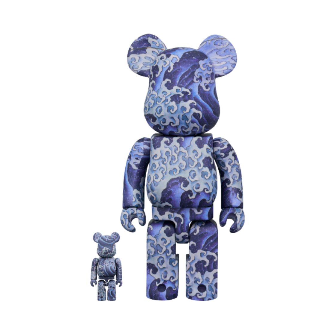 - Bearbrick x Katsushika Hokusai Uemachi Festival Stall Ceiling Painting Onami 100% & 400% Set