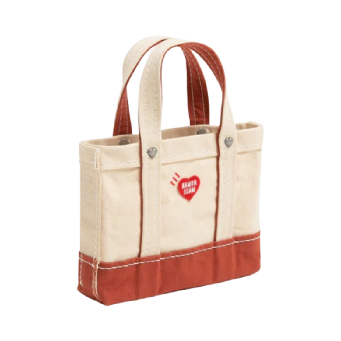 휴먼 메이드 헤비 캔버스 미니 숄더 토트 오렌지(Human Made Heavy Canvas Mini Shoulder Tote Orange) - 3