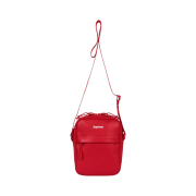 Supreme Leather Shoulder Bag Red - 23FW