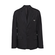Prada Re-Nylon Single Breasted Jacket Black