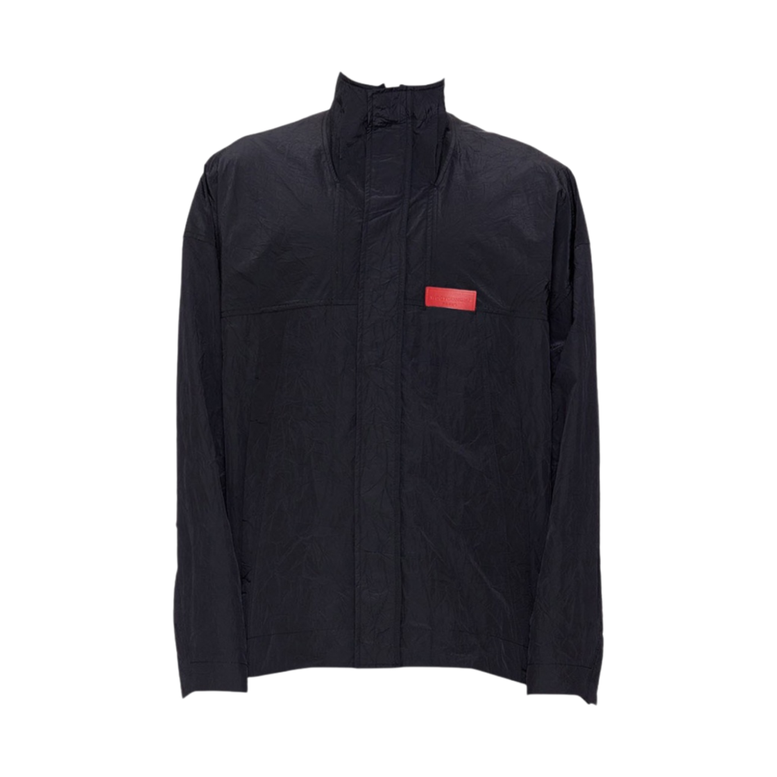 우영미 나일론 집업 점퍼 블랙 - 22SS(Wooyoungmi Nylon Zip-Up Jumper Black - 22SS) - 1