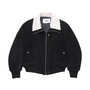 Haleine Shearing Crop Blouson Black