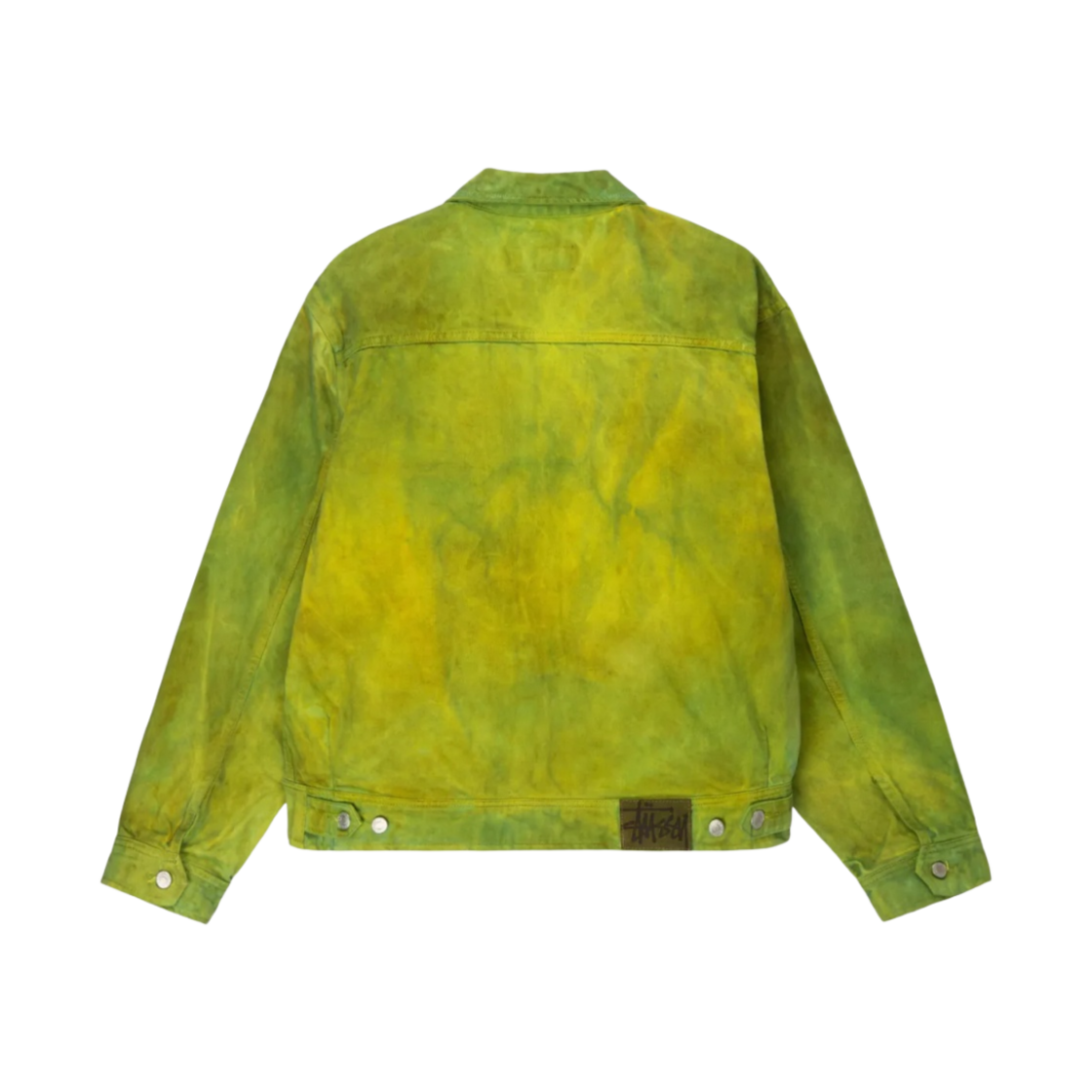 스투시 원더랜드 핸드 다이드 워크 자켓 그린(Stussy Wonderland Hand-Dyed Work Jacket Green) - 2