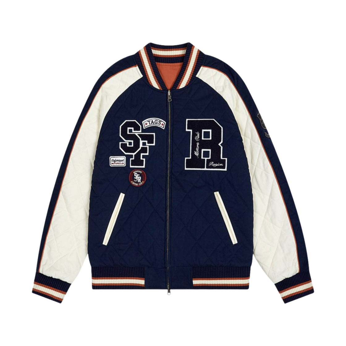 saf00377 Safarispot Region Motors Club Reversible Racing Jacket