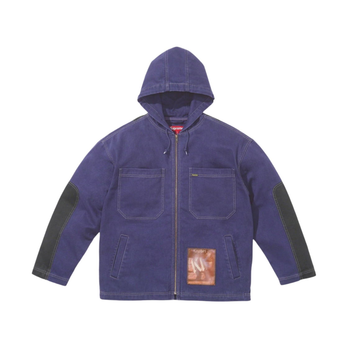 슈프림 마크 레키 드림 잉글리시 키드 후드 자켓 네이비 - 23FW