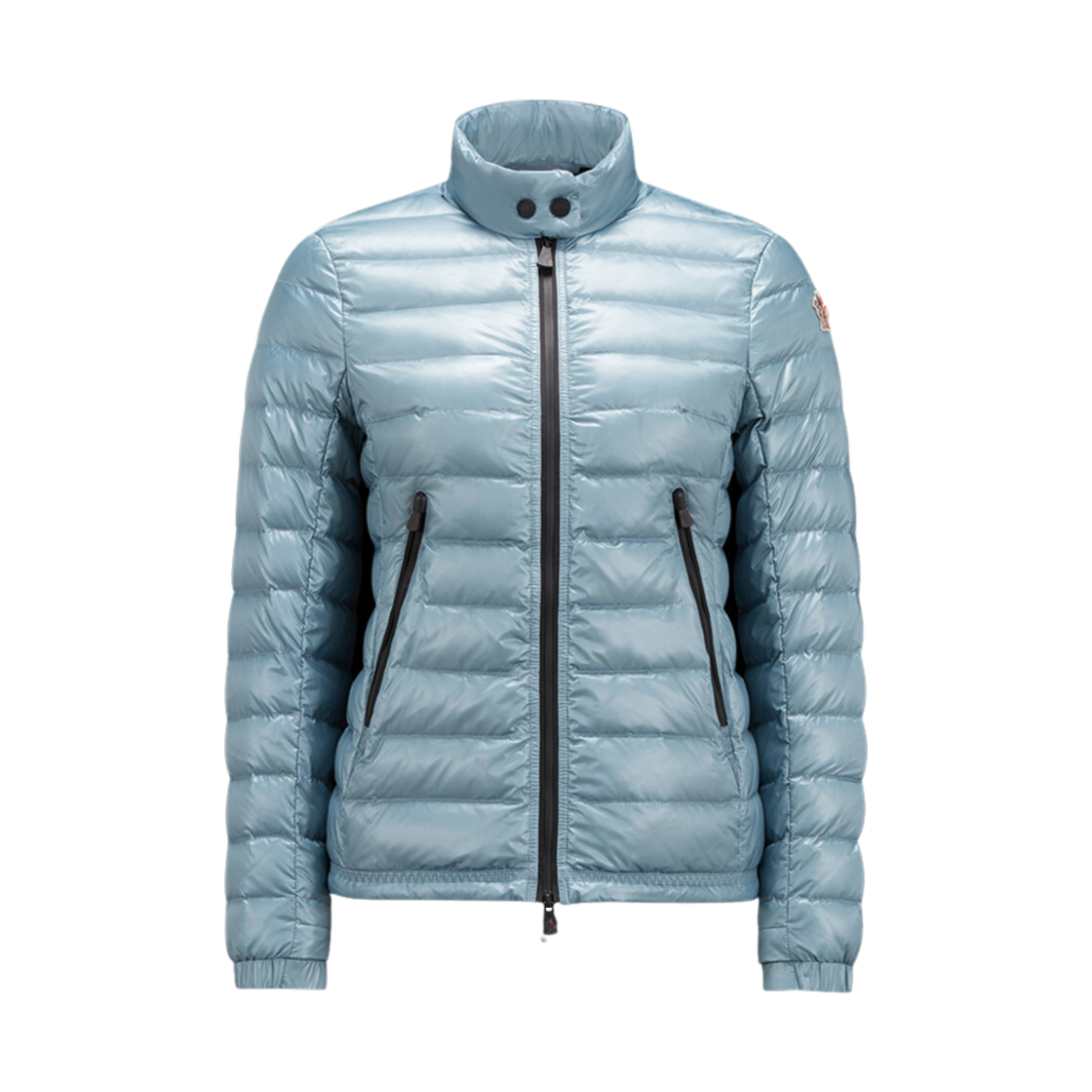 I2-098-1A00005-595B1-78G (W) Moncler Walibi Short Down Jacket Light Blue - 23FW