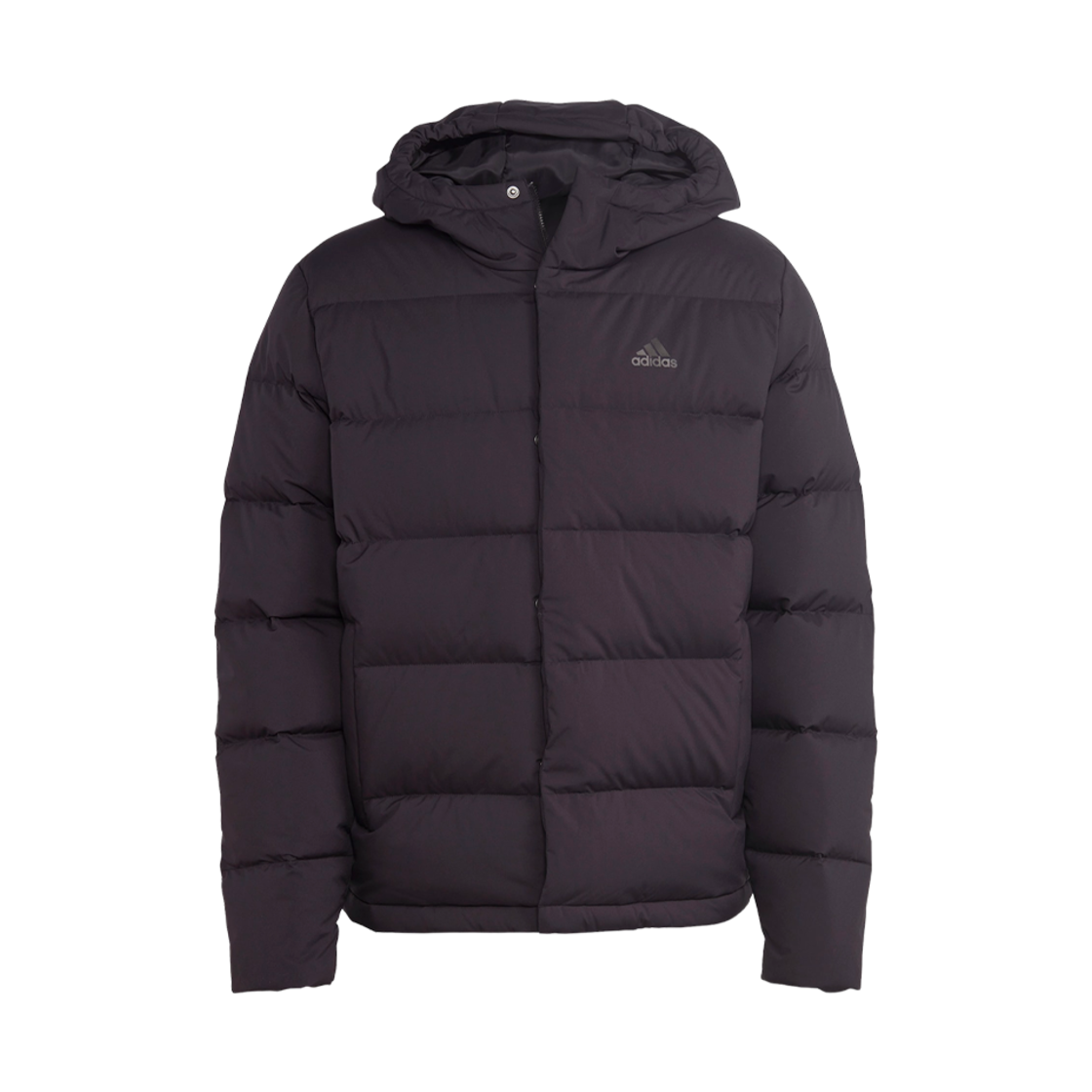 아디다스 스포츠웨어 헬리오닉 후드 다운 자켓 블랙 - KR 사이즈(Adidas Sportswear Helionic Hooded Down Jacket Black - KR Sizing) - 1