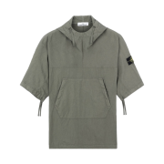 Stone Island 12208 Hooded Anorak Overshirt Olive Green - 20SS