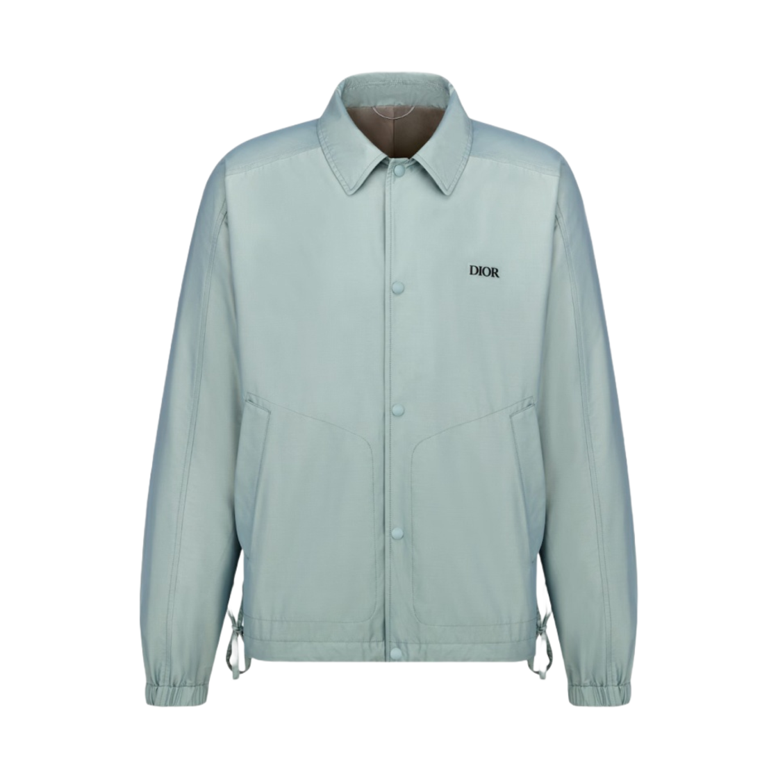 493C409A6217-C588 Dior Blouson Jacket Silk Blend Blue - 대표 이미지 #1