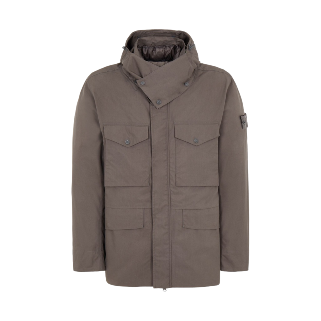 스톤 아일랜드 437F1 고스트 피스 O-벤틸 후드 자켓 앤트러사이트 - 22FW(Stone Island 437F1 Ghost Piece O-Ventile Hooded Jacket Anthracite - 22FW) - 1