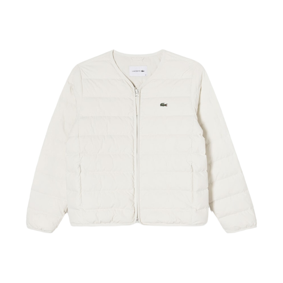 (W) 라코스테 라이트웨이트 다운 블루종 화이트((W) Lacoste Lightweight Down Blouson White)
