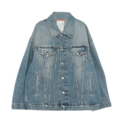 Acne Studios Two Pocket Oversized Jacket Blue
