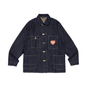 Human Made Denim Coverall Jacket Past Indigo
