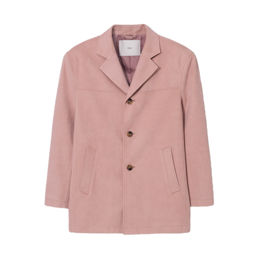 UDJA5A108P1 Dunst Unisex Vegan Suede Half Jacket Soft Pink