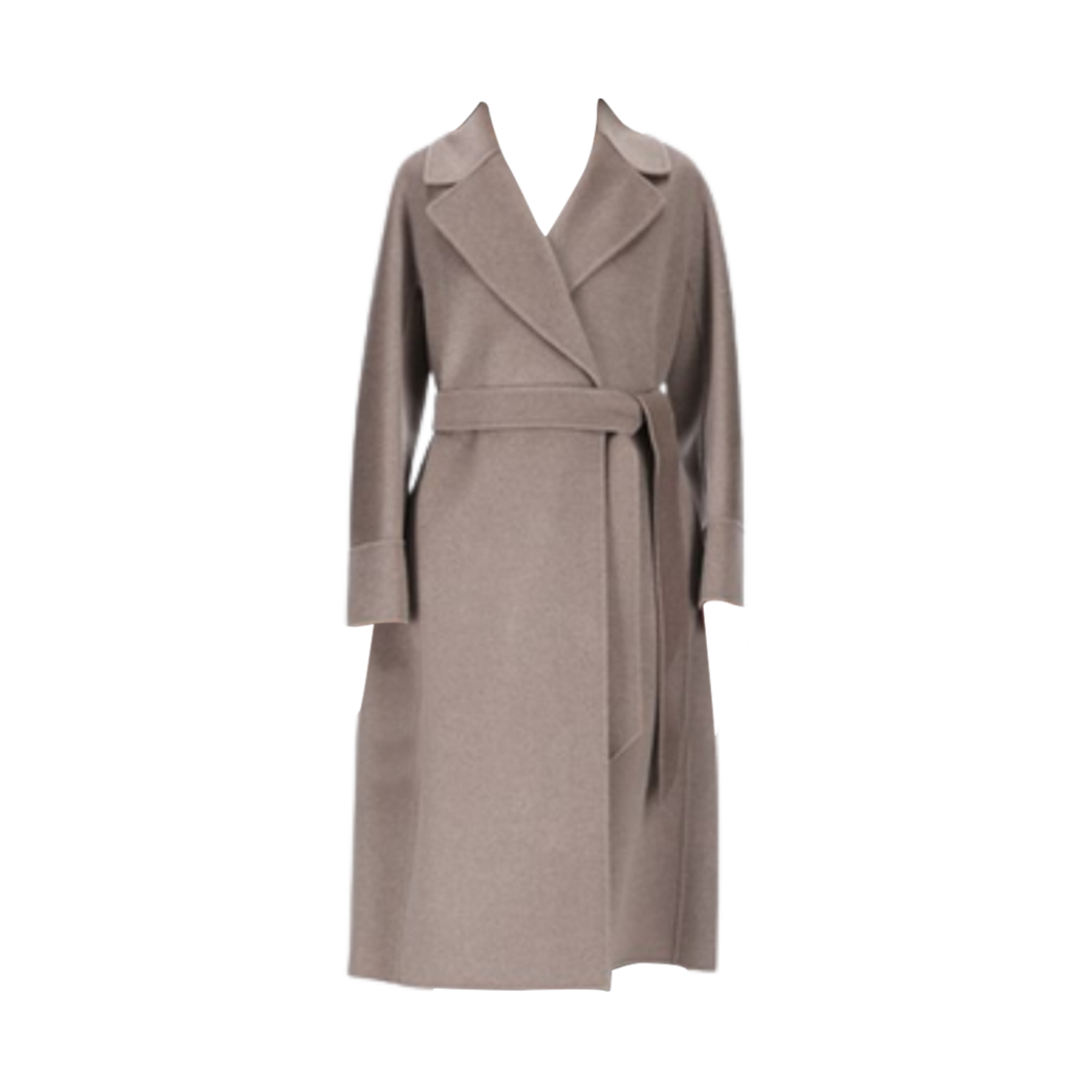 ZUCCHERO-002 (W) S Max Mara Zucchero Alpaca Wool Coat Light Brown