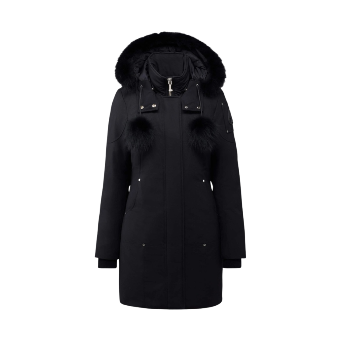M32LP203S305 (W) Moose Knuckles Original Stirling Parka Black Shearling Black