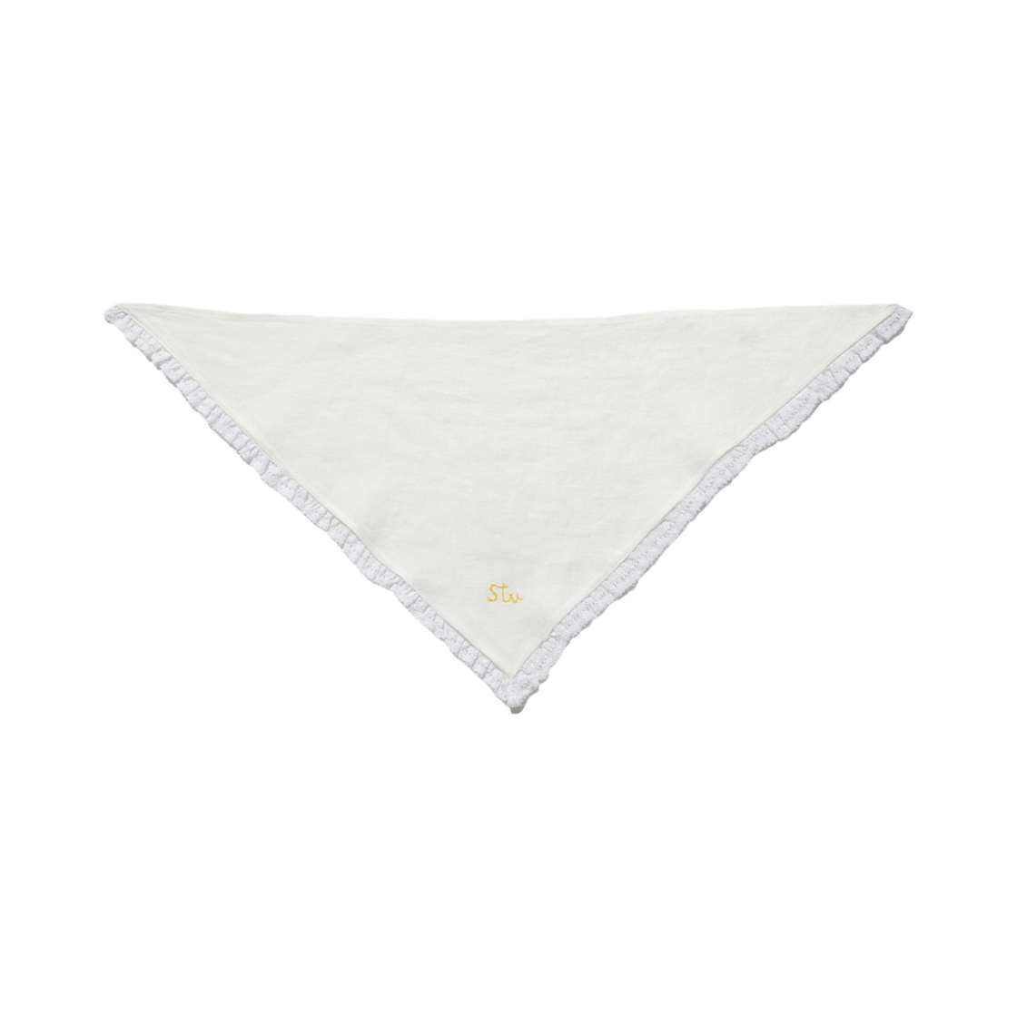 [KREAM 단독] 에스티유 우먼 린넨 헤드 커치프 화이트([KREAM 단독] STU Women Linen Head-kerchief White)