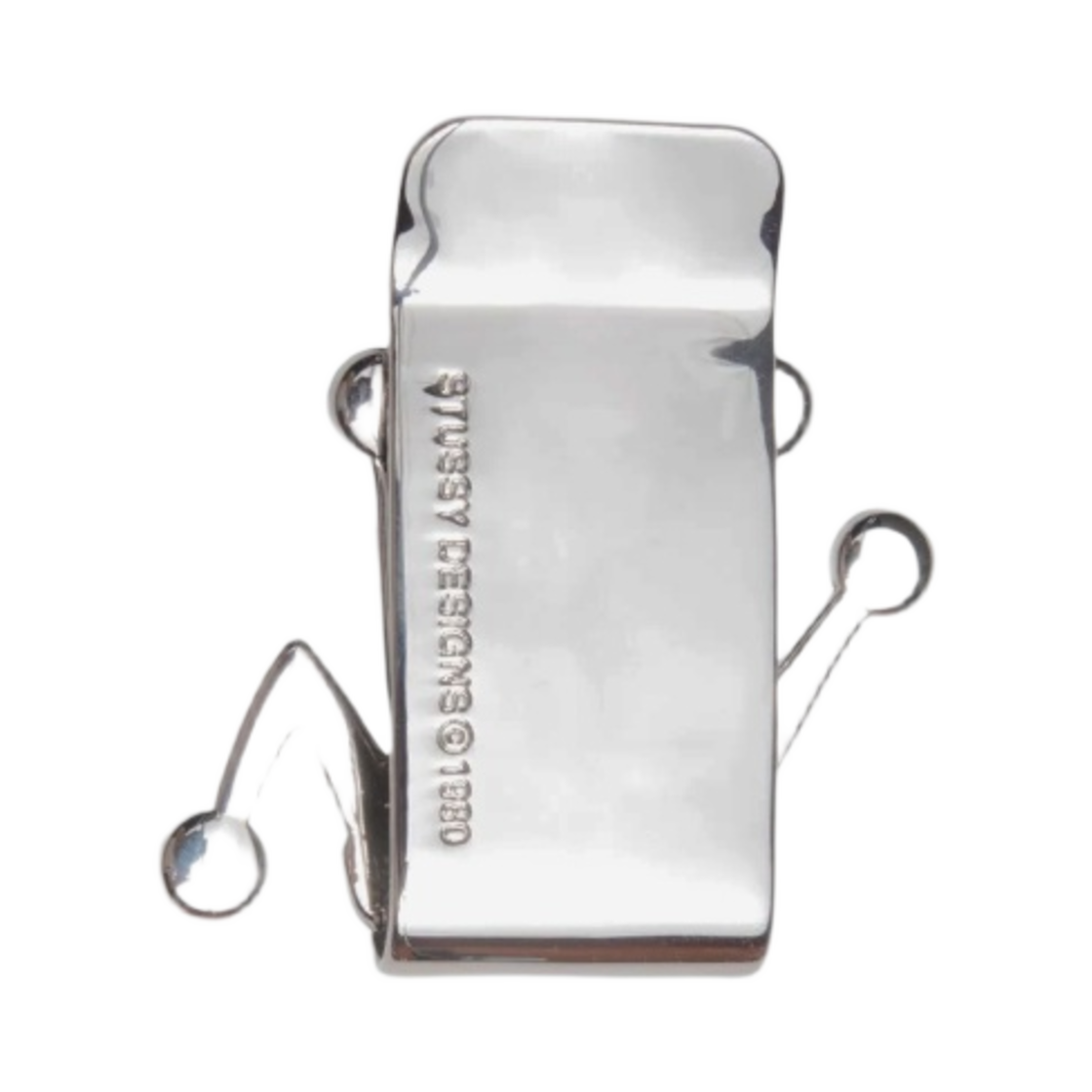 스투시 벤트 크라운 머니 클립 실버(Stussy Bent Crown Money Clip Silver) - 2