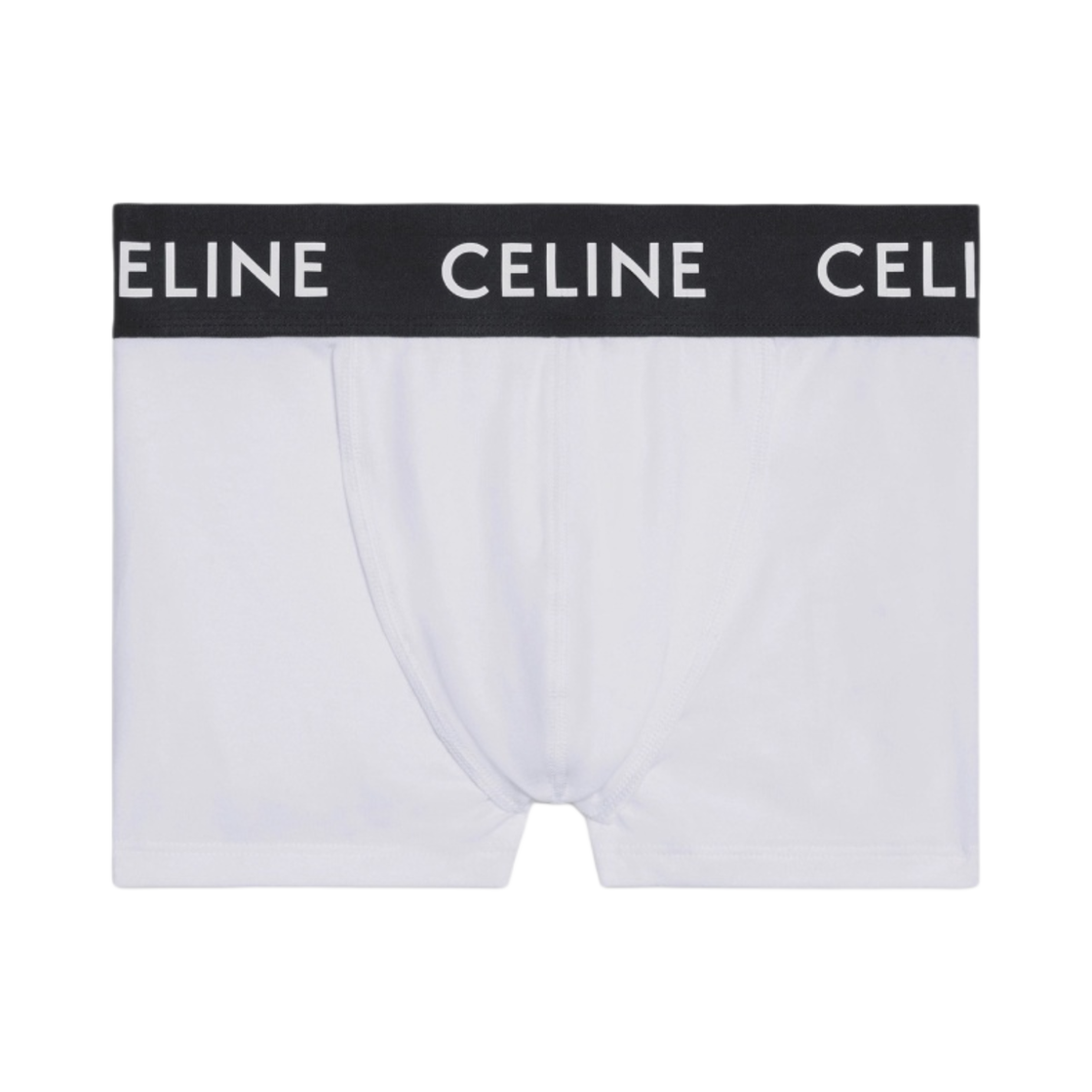 셀린느 코튼 저지 박서 화이트 블랙(Celine Boxers in Cotton Jersey White Black) - 1