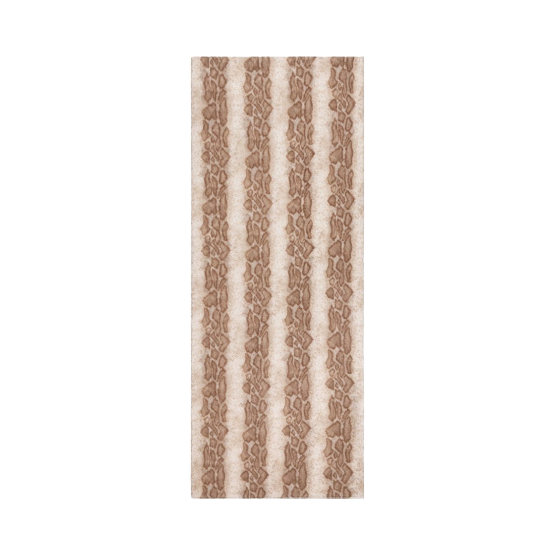 (W) 셀린느 스네이크 프린트 캐시미어 무슬린 스톨 베이지 마론((W) Celine Stole in Snake Print Cashmere Muslin Beige Marron) - 1