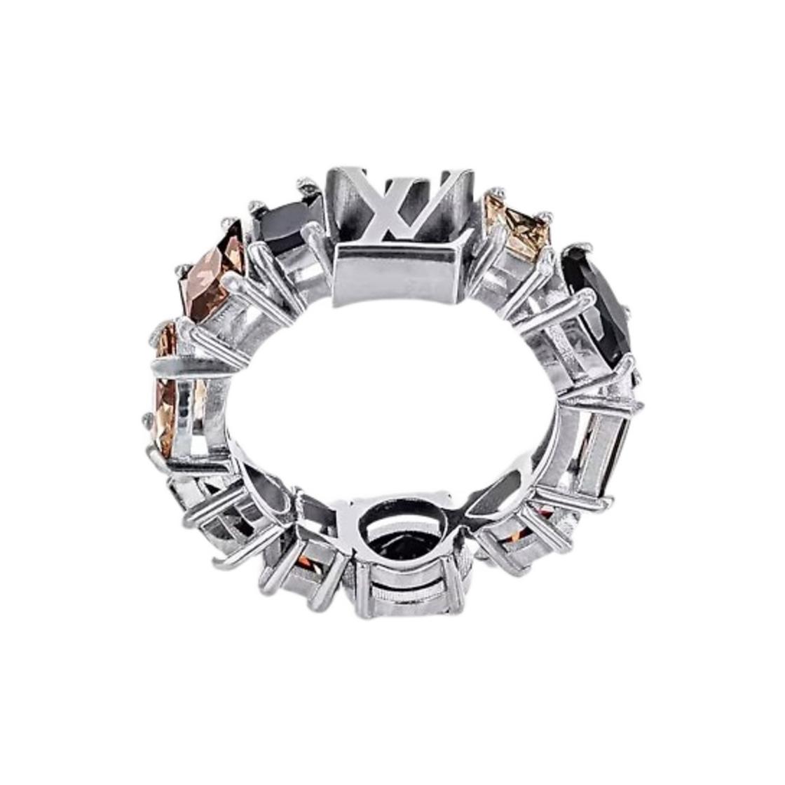 루이비통 LV 라이트 링 루테늄 피니쉬 브래스(Louis Vuitton LV Light Ring Ruthenium Finish Brass) - 2
