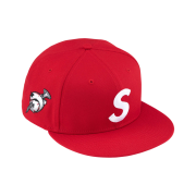 Supreme x New Era Screw Ball S Logo Red - 24FW